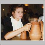 Boh, ist das ein gro&szlig;er Becher!